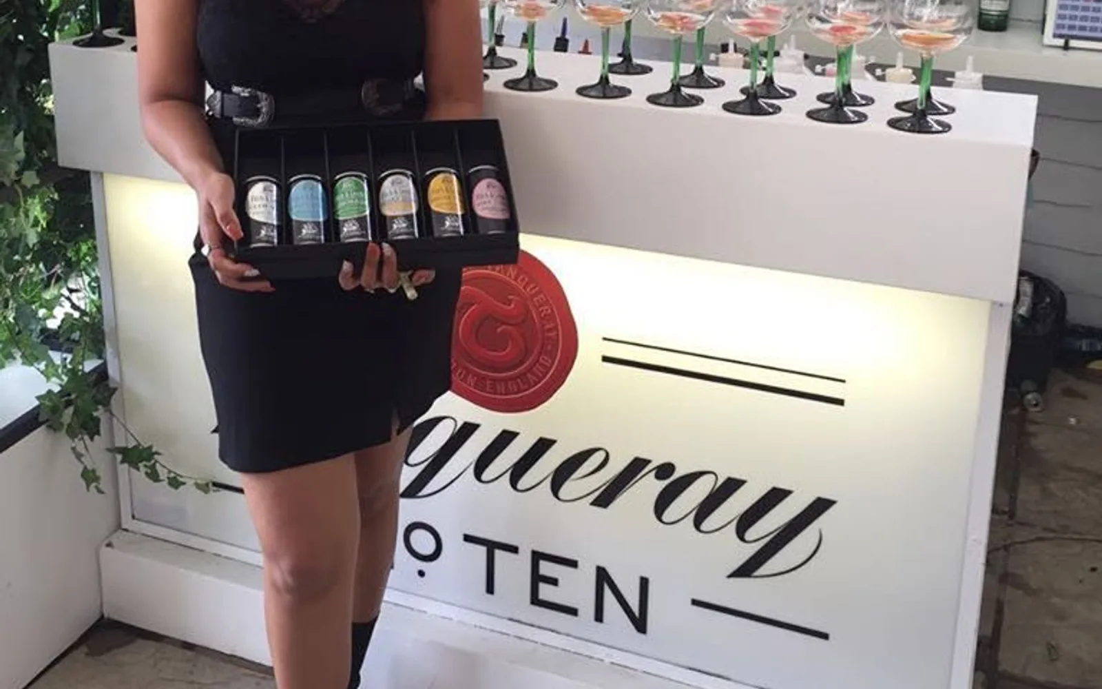 Host at a Tanqueray tasting stand